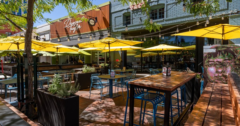 Exterior seating area