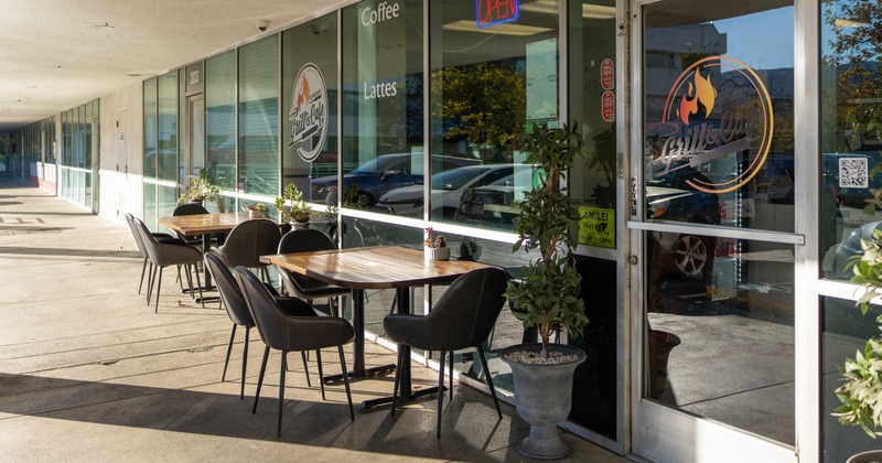 Exterior seating area