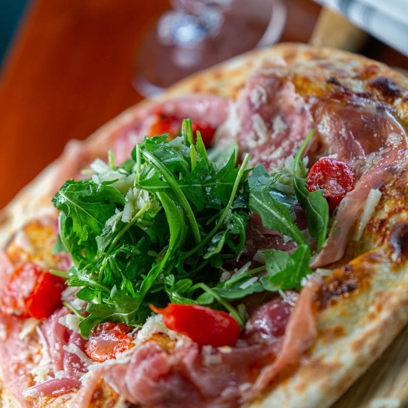 White Parma Ham Focaccia (M) photo