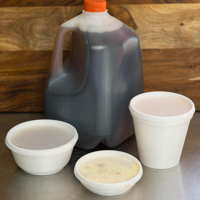 menu item 20 of 22, Pint Of BBQ Beans, Slaw, Cheese, Jalapenos Or BBQ Sauce