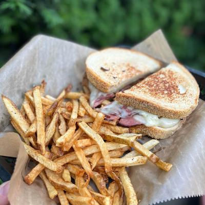 Reuben with fries