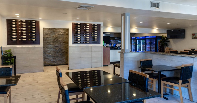 Tables ready for guests