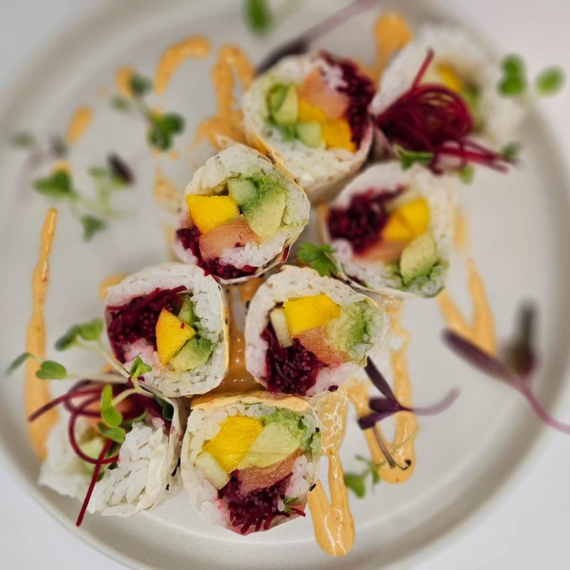 menu item 50 of 85, Smokey Mango Roll