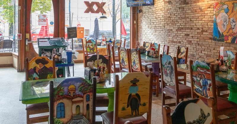 Interior, seating area