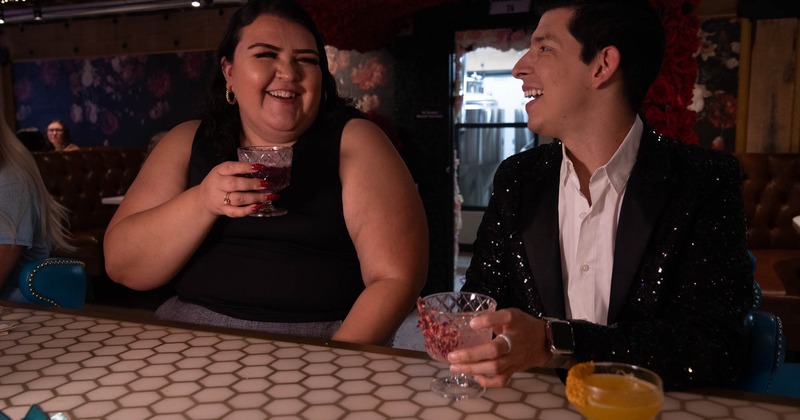 Guests having drinks