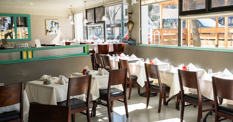 View of a dining area