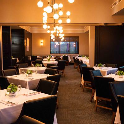 Restaurant dining area.