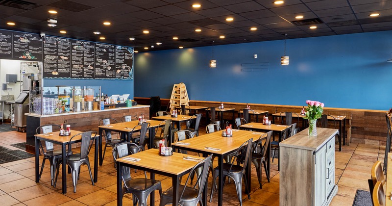 Tables ready for guests