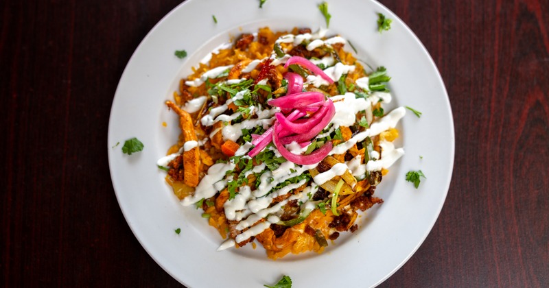 A served grilled chicken special