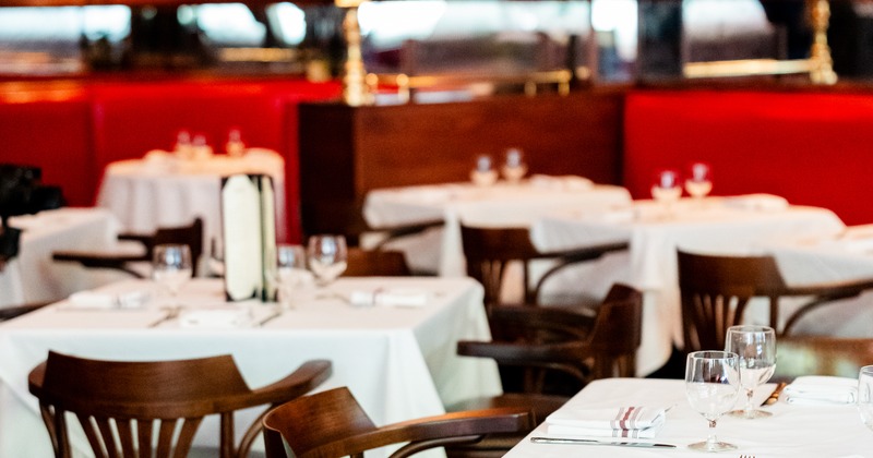 Interior, dining area