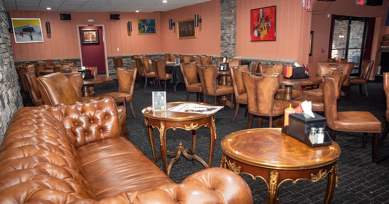 Cozy lounge seating area