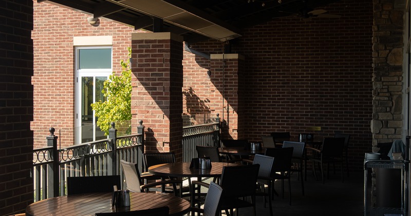 Dining area on the terrace