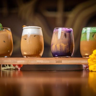 Coffee flight.
