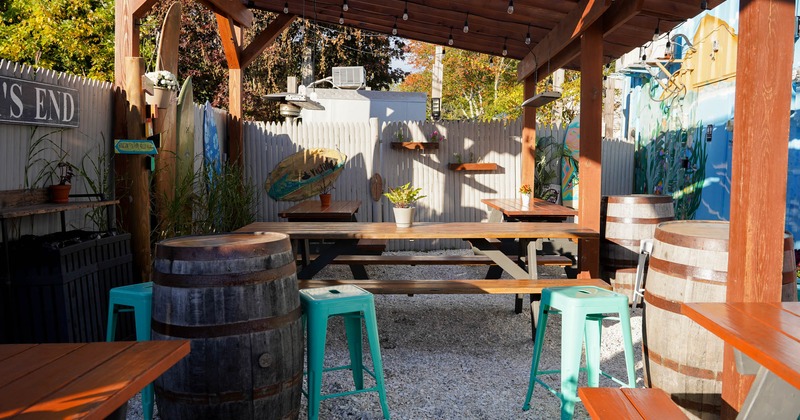 Exterior, seating space