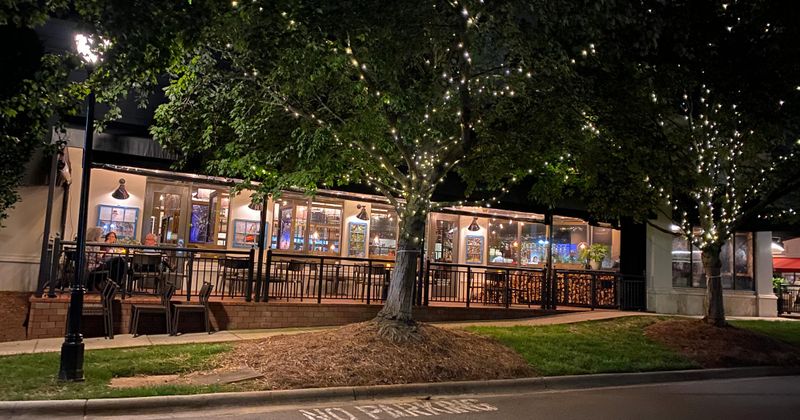 Exterior, view from the street patio southern food