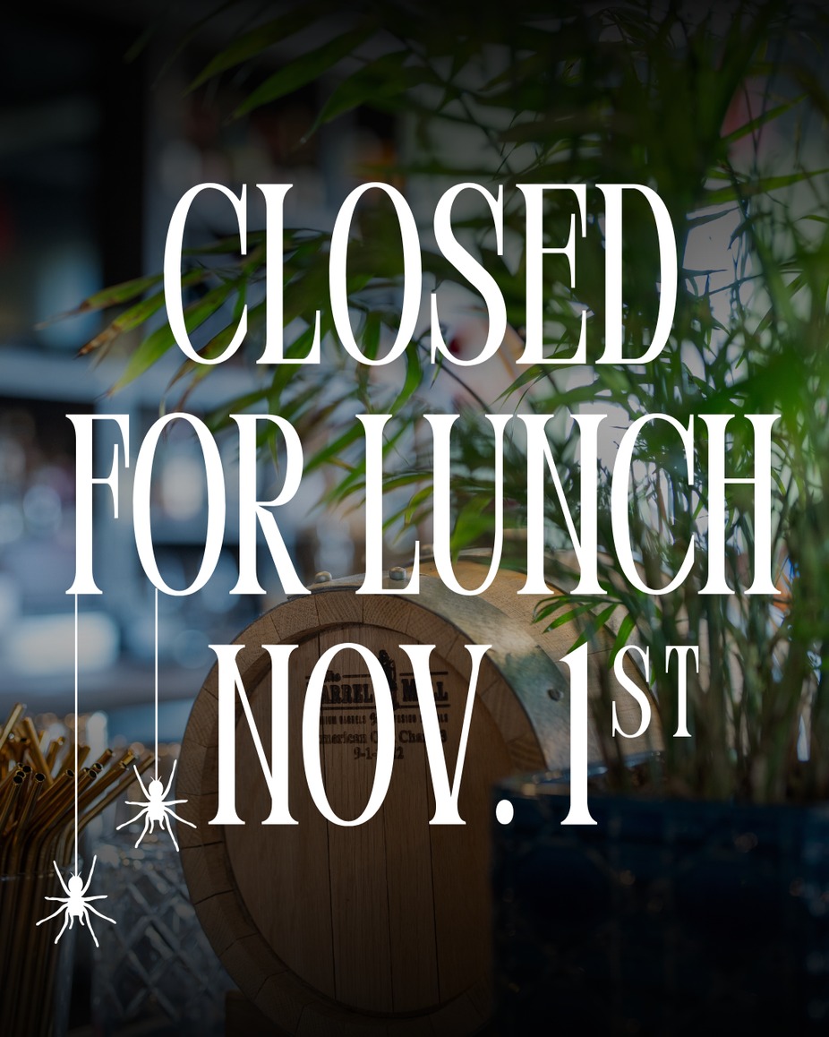 CLOSED NOV 1st event photo