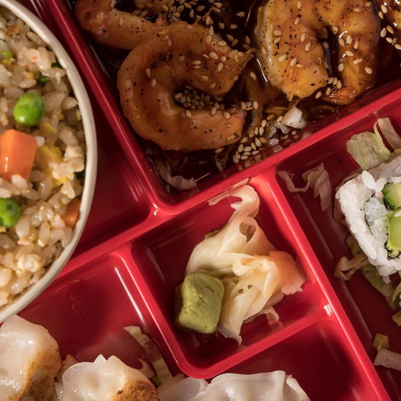 menu item 14 of 15, Shrimp Teriyaki Bento Box
