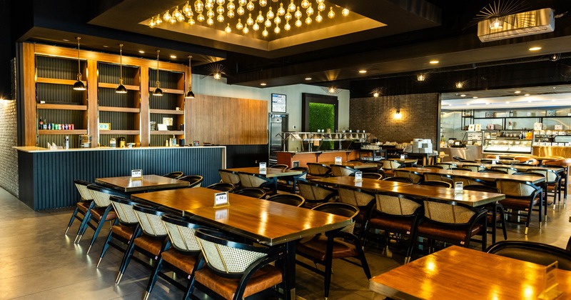 Interior, dining area