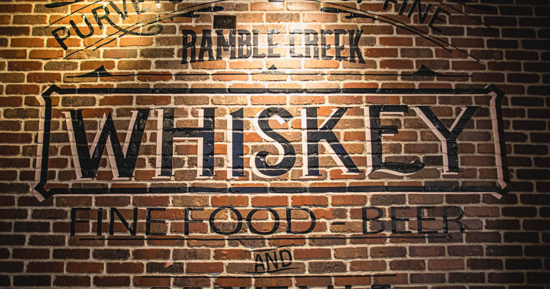 Whiskey sign
