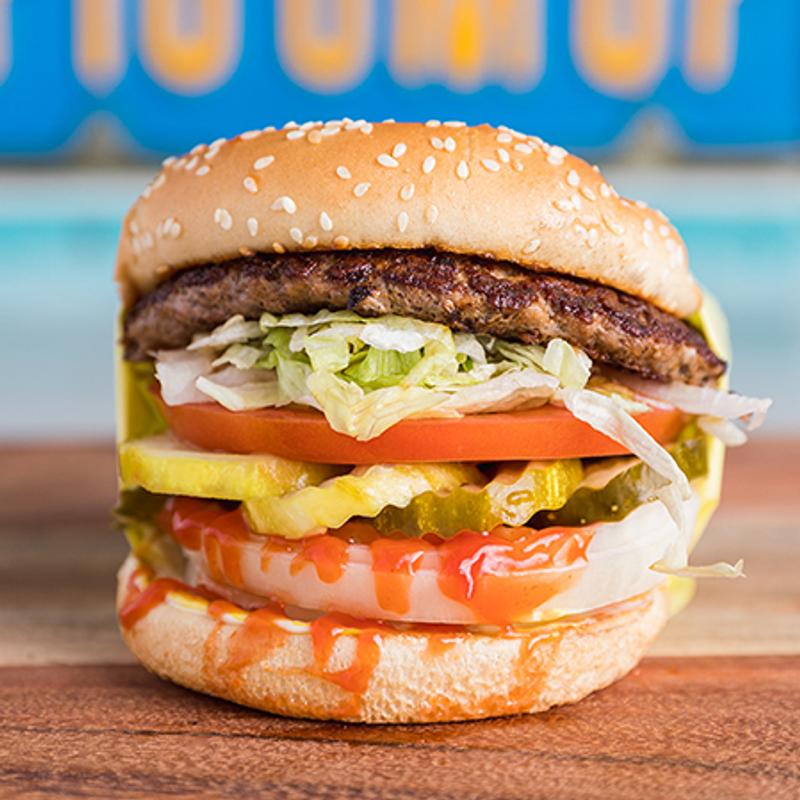 Single Hamburger photo