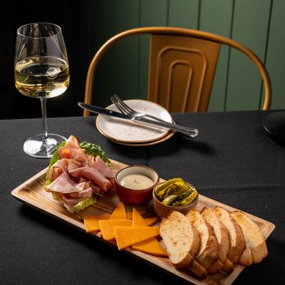 Ham and Cheese Lunch Board.