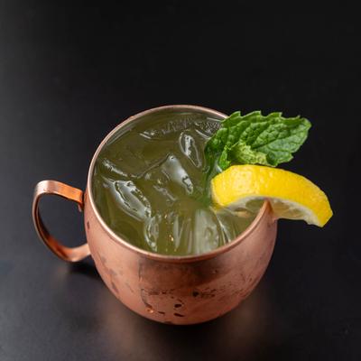 Limoncello Mule, top view.