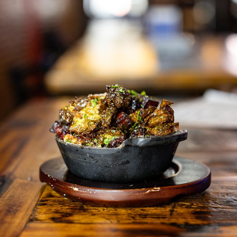 Brussels Sprouts & Pork Belly photo