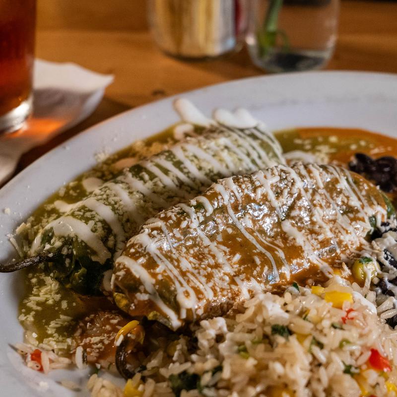 menu item 10 of 41, Tinga Chicken Rellenos (S)
