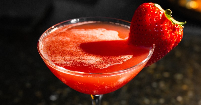 Strawberry cocktail