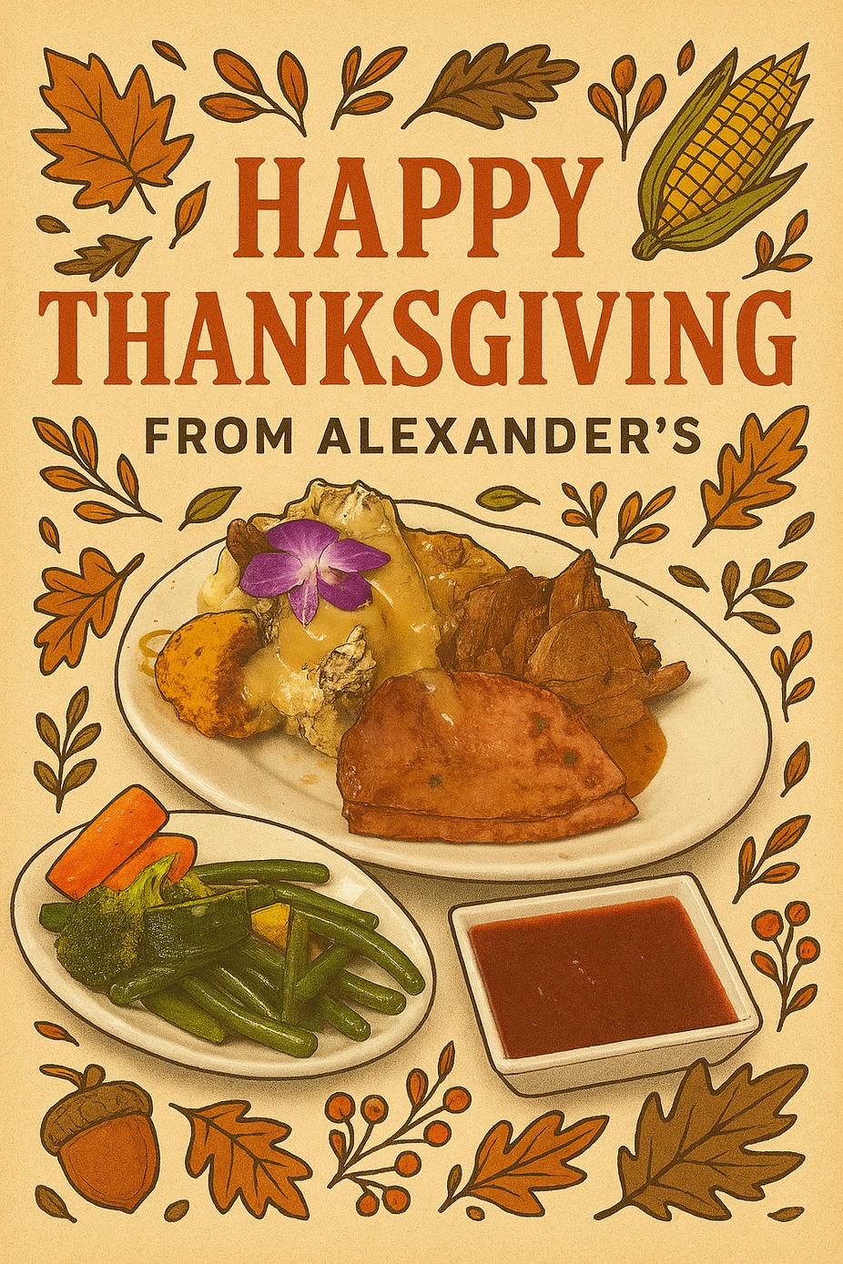 Thanksgiving event photo