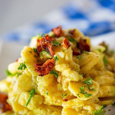 Potato salad with bacon
