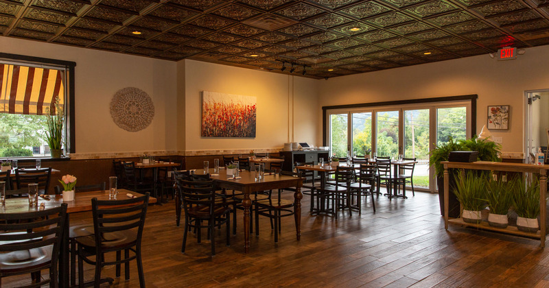Interior, dining area