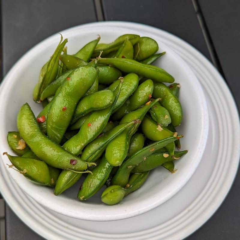 Spicy Garlic Edamame photo