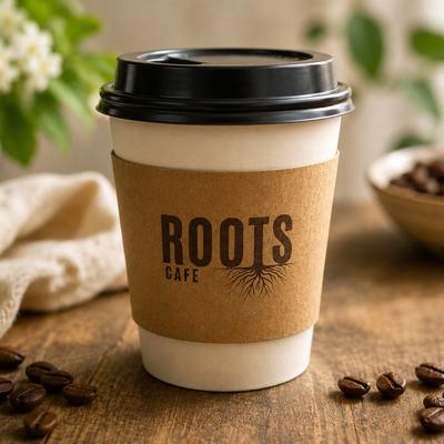 Coffee in a plastic cup.