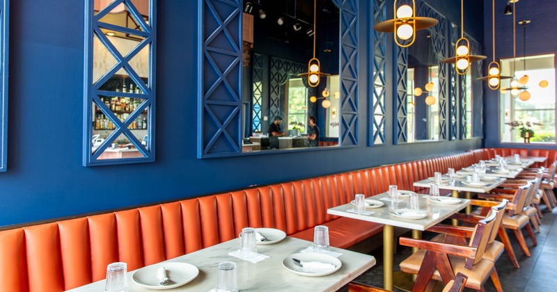 Interior seating area