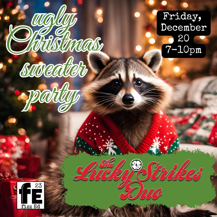 Ugly Christmas Sweater Party with the Lucky Strikes Duo event photo