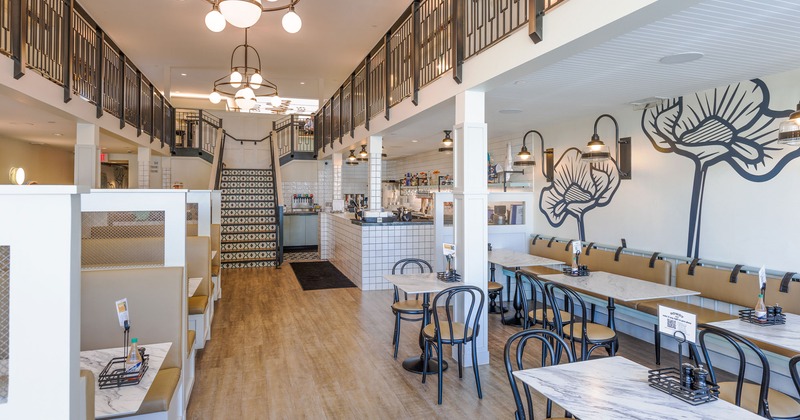 Interior, dining area downstairs