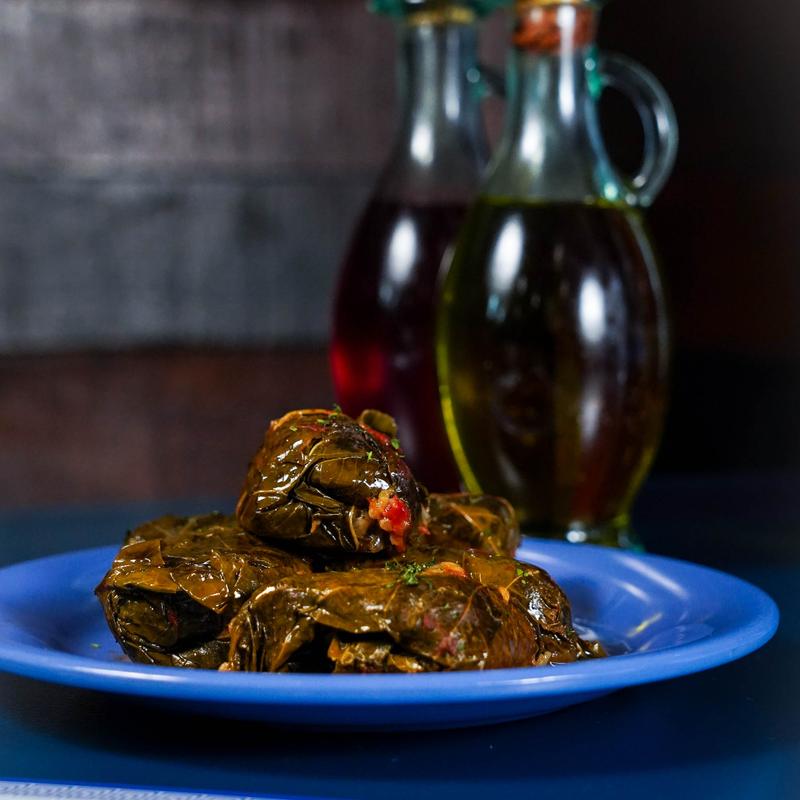 menu item 20 of 20, Dolmadakia (Grape Leaves)