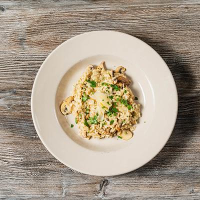 Truffle Mushroom Risotto.