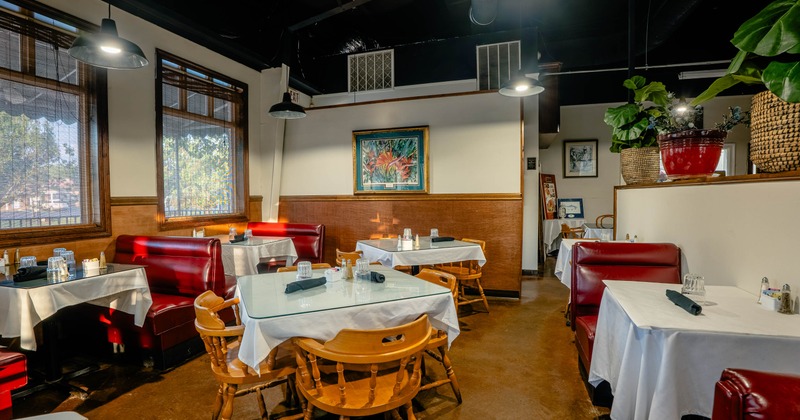 Interior seating area