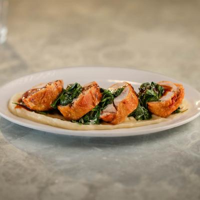 Roasted Chicken Roulade.