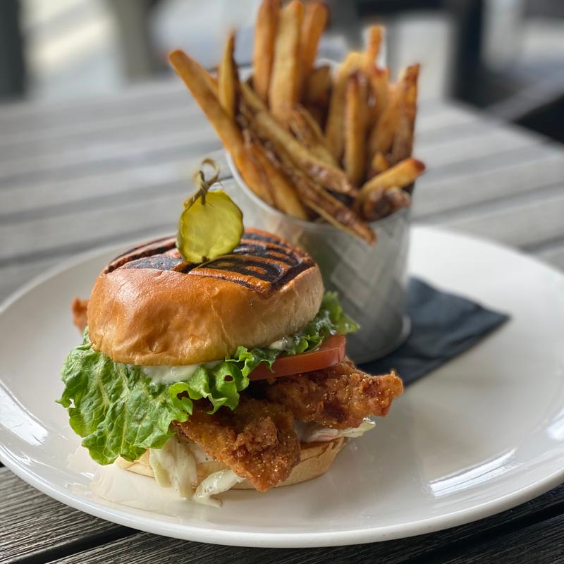 Beer Battered Lake Perch Sandwich photo