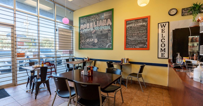 Interior, dining area