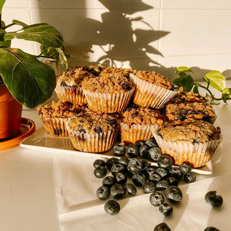 Blueberry Coffee Cake Muffin (GF) photo