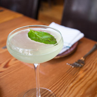 fresh cocktail on a table