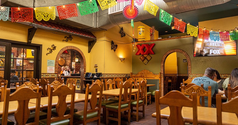 Restaurant interior, dining area