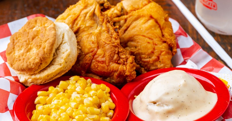 Chicken dinner platter