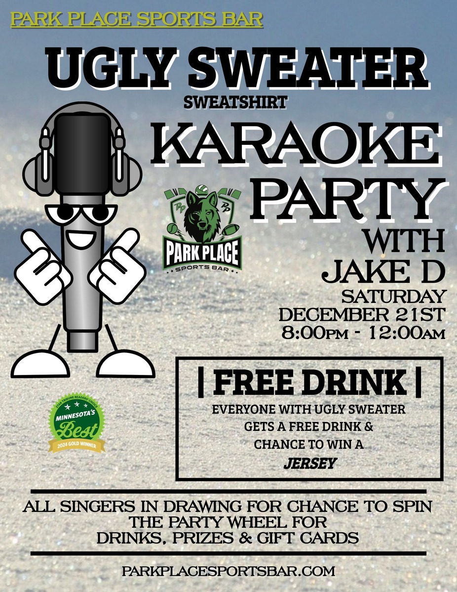 UGLY SWEATER KARAOKE PARTY event photo