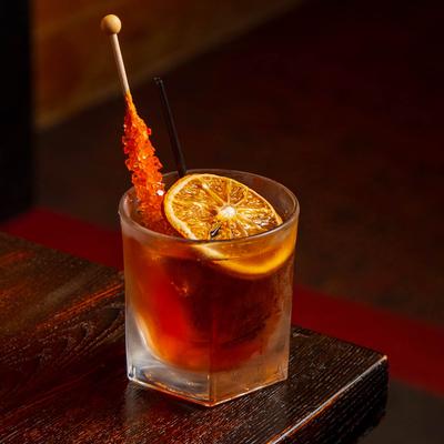 Old fashioned cocktail.