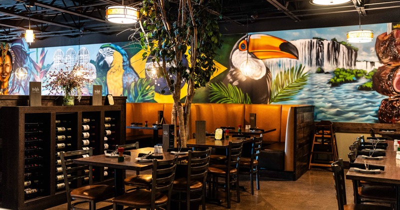 Seating tables and restaurant booths